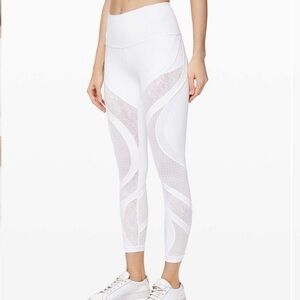 Lululemon Wunder Under High-Rise Tight 25" *Lace White